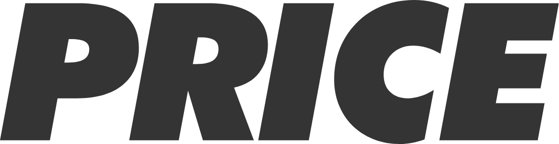 'PRICE'の文字タイトル