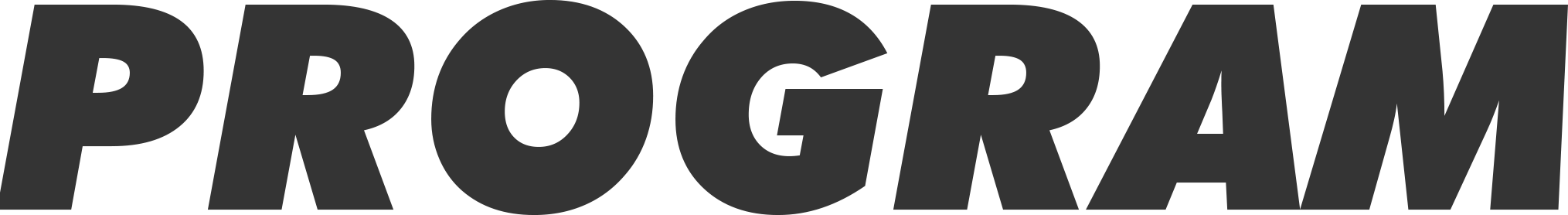 'PROGRAM'の文字タイトル