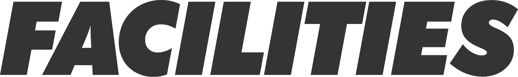 'FACILITIES'の文字タイトル